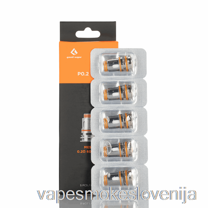 Vape Za Enkratno Uporabo Geek Vape P Nadomestne Tuljave 0,2 Ohm Mrežaste Tuljave